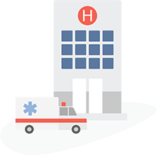 Hospital & Ambulance Graphic