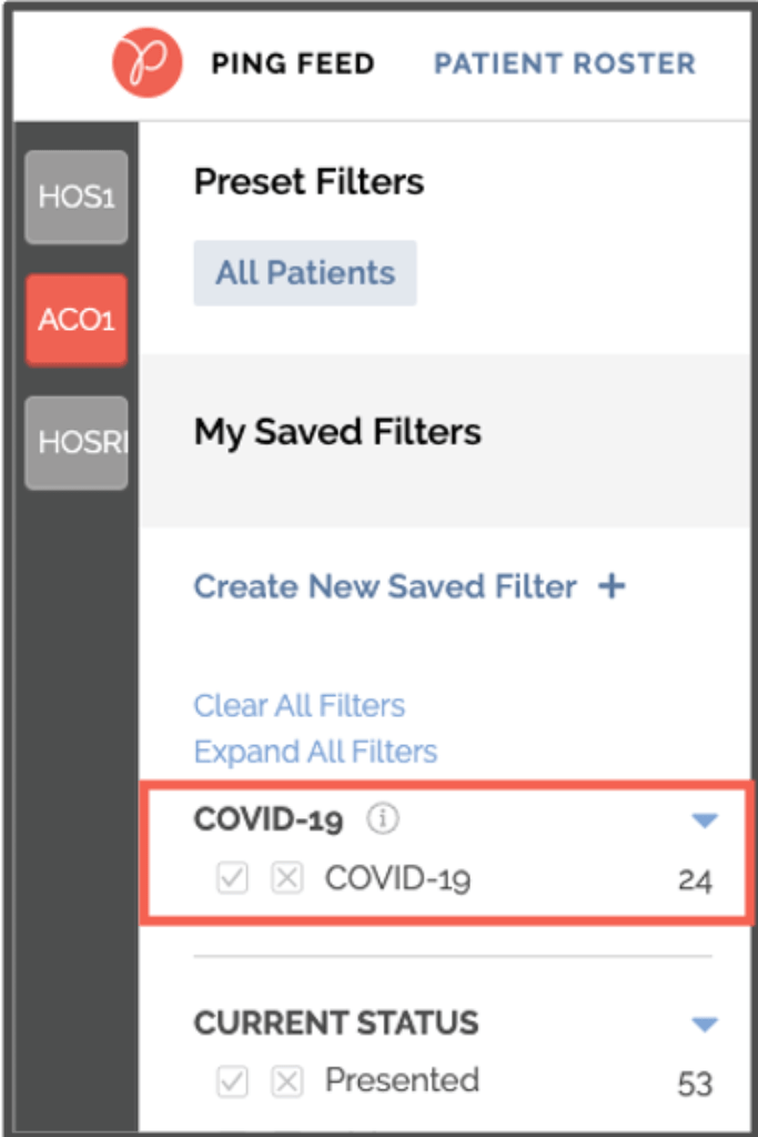 COVID19 PatientPing Flag